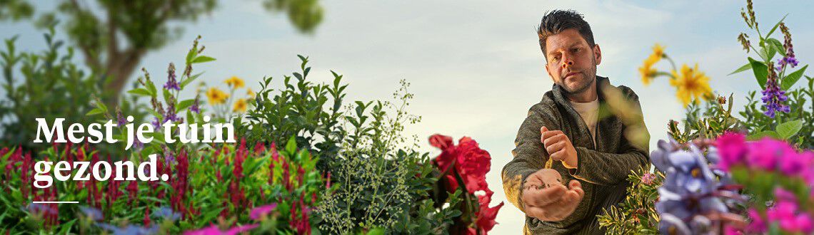 Extra krachtige mest van ons eigen merk.